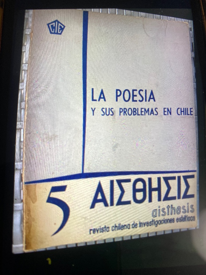 La Poesía y sus Problemas en Chile